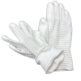 Le filament sûr de carbone de revêtement de polyester de matériaux d'ESD d'anti gants statiques a tricoté