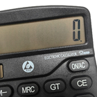 Anti calculatrice statique d'ESD de calculatrice de 12 chiffres de bureau protégé de la poussière noir de Cleanroom