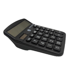 Anti calculatrice statique de 12 chiffres d'ESD de calculatrice de bureau protégé de la poussière noir de Cleanroom