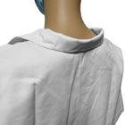 Vêtements de travail ESD à l'épreuve de la poussière Manche spandex Polyester Lint Libre Lab Smock Pour la salle blanche