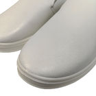 Chaussures de travail antistatiques blanches de salle blanche avec semelle conductive en PU