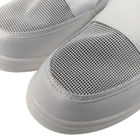 Laboratoire chaussures anti-statiques de sécurité de la semelle en PU en maille blanche