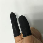Surface douce d'anti de gants de latex protecteur statique confortable noir de doigt