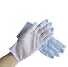 Taille protégée de la poussière légère M/L de gants en nylon de tricot d'inspection de Cleanroom