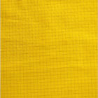 tissu statique tissé par carbone du polyester anti T C de coton de grille de 4mm