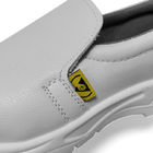 Chaussures de sécurité respirantes à bout en acier blanc antistatique ESD pour salle blanche Chaussures antistatiques ESD