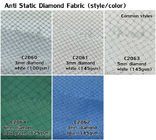 Manteaux antistatiques de chemises du carbone 3mm Diamond Fabric ESD du polyester 4% de 96%