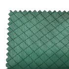 Tissu uniforme d'ESD de diamant du carbone 6mm du polyester 4% de 96% pour le Cleanroom