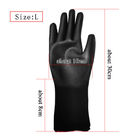 Rallongez la paume noire d'unité centrale d'ESD d'anti polyester statique de gants enduite