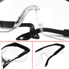 Éraflure UV400 en verre protecteurs d'oeil d'espace libre de sécurité d'ESD l'anti a exhalé