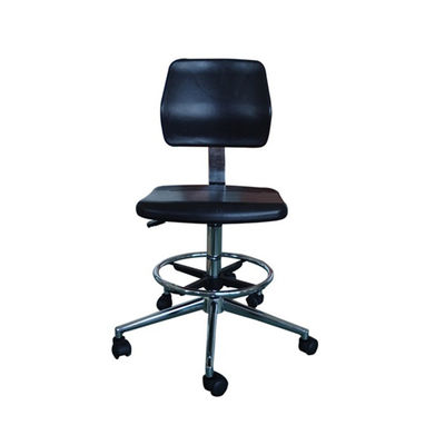 Le coffre-fort dispersif statique d'ESD préside la couleur de Ring And Arm Rest Black de pied de selles de travail d'unité centrale