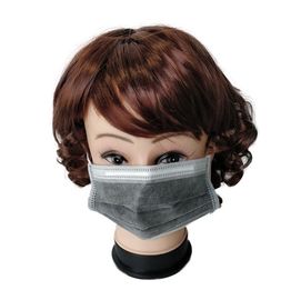 Masque jetable de côté carbone BFE 95% de Cleanroom libre du latex