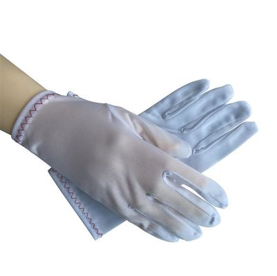 Taille protégée de la poussière légère M/L de gants en nylon de tricot d'inspection de Cleanroom