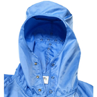 Anti charge statique de vêtement protégé de la poussière lavable bleu d'ESD pour l'industrie de Cleanroom