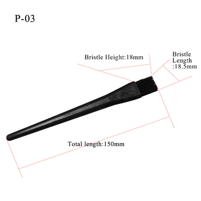 Charge statique douce de impression industrielle de brosse de nettoyage d'Esd de poil anti