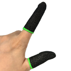 Les pouces respirables noirs de jeu d'écran tactile gainent des bouts du doigt pour le jeu PUBG