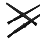 La bande antistatique ESD de fibre noire de carbone balayent 140x18x11.5mm industriel