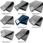 Anti Rib Knitted Cuff Fabric For usage statique de travail de Cleanroom de Grey Color Elasticity ESD