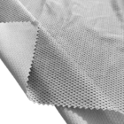 Tissu tricoté léger avec la fibre argentée conductrice du polyester 3% de 97%