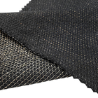 Tissu tricoté argenté noir conducteur du nylon 10% de 165GSM 90% avec la mise à la terre superbe