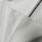 Le gris 10mm barrent la fibre de carbone du polyester 1% du tissu de coton de polyester d'ESD de poids lourd 65%