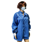 Veste statique d'ESD de bleu royal l'anti tricotent la manchette pour l'industrie de la microélectronique