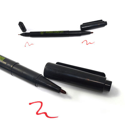 Anti double stylo de marqueur fini statique 0.5mm - 1.5mm pour le bureau du laboratoire EPA de Cleanroom