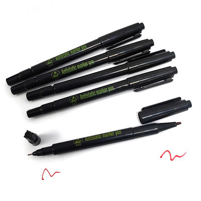 Anti double stylo de marqueur fini statique 0.5mm - 1.5mm pour le bureau du laboratoire EPA de Cleanroom