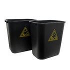 PP plastique noir antistatique ESD SMT électrostatique salle blanche boîte à outils ESD poubelle