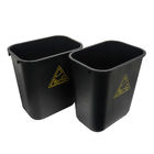 PP plastique noir antistatique ESD SMT électrostatique salle blanche boîte à outils ESD poubelle