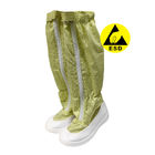 Unisexe sans poussière durable anti-statique chaussure de travail couverture ESD salle blanche bottes en PU