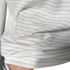 T-shirts ESD à rayures de 7 mm T-shirts en soie conductive en polyester Tricot antistatique T-shirts polo
