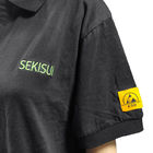 Chambre blanche Sécurité du travail Porter un T-shirt anti-statique en fibre de carbone ESD en coton
