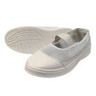 Sécurité chaussures à mailles de nettoyage anti-statique de type ESD élastique à dos ouvert pour vêtements de travail industriels