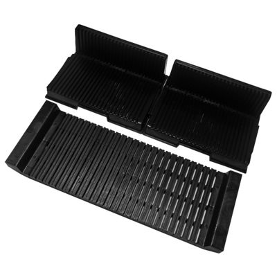 Réservoir de stockage de composants de salle blanche, support de stockage antistatique, plateau en plastique ESD conducteur