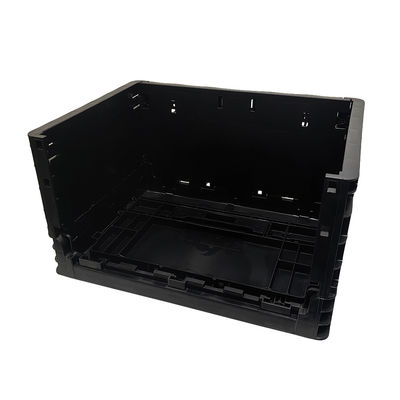400*300*220MM Boîte pliante antistatique noire Boîte de rechange en plastique Boîte en plastique pliable