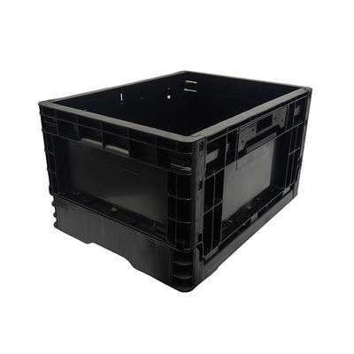 400*300*220MM Boîte pliante antistatique noire Boîte de rechange en plastique Boîte en plastique pliable