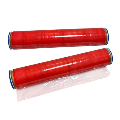 Film d'emballage en LDPE rouge transparent antistatique de 500 mm