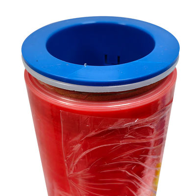 Film d'emballage en LDPE rouge transparent antistatique de 500 mm
