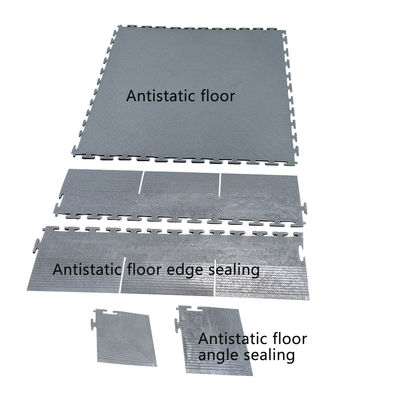 Carreaux de plancher en PVC ESD enroulés entre eux