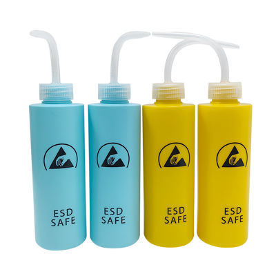 500 ml ESD bouteille de lavage antistatique en plastique type de pressage distributeur d'alcool distributeur de colle antistatique pour zone sûre ESD