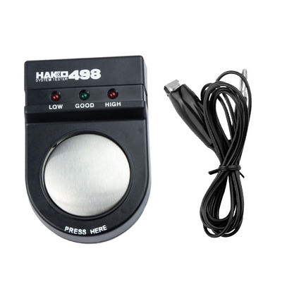 110*72*40mm Noir 498 Compteur de sécurité ESD Détecteur de sangles de poignet pour les zones EPA