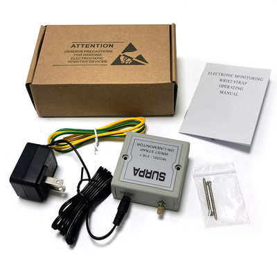 Moniteur antistatique de sangle de poignet 518-1 Testeur de sangle de poignet électrostatique