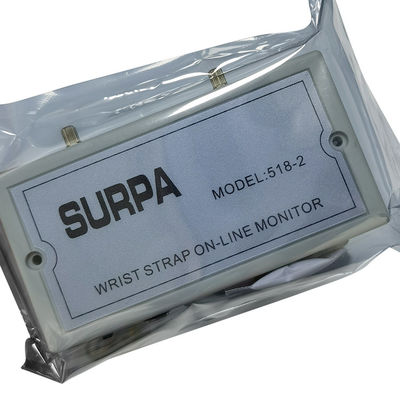 518-2 ESD Moniteur anti-statique de poignet à bande électrostatique Alarme d'anneau électrostatique Testeur anti-statique de poignet à bande