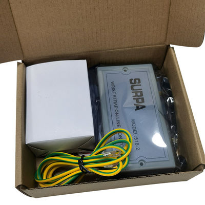 518-2 ESD Moniteur anti-statique de poignet à bande électrostatique Alarme d'anneau électrostatique Testeur anti-statique de poignet à bande