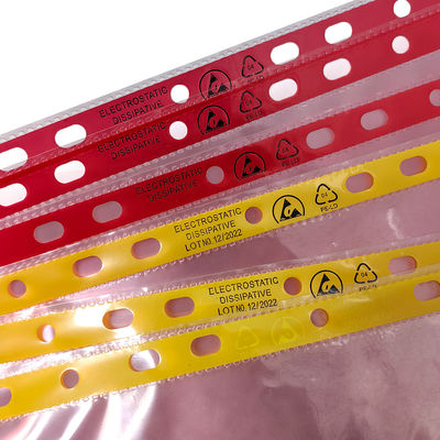 11 trous Sac à dossiers de salle blanche rose ou jaune A4 A3 ESD sans poussière Sac de document antistatique