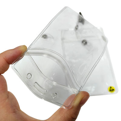 Carte d'identité en plastique antistatique ESD transparente étanche à l'eau