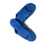 Type croisé couleur de pantoufle d'ESD de matériel de SPU de chaussures de sécurité d'ESD bleue pour le Cleanroom