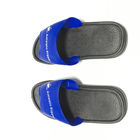 Chaussures de sécurité économiques ESD de pantoufle en PVC lavable couleur bleue supérieure avec semelle noire