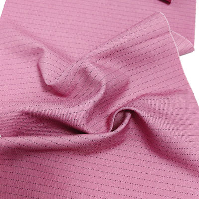 Tissu ESD à bande rose de 5 mm 1/2 Tissu conducteur TR antistatique pour vêtements de laboratoire